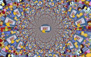 Bart Simpson Psychedelic simpsons wallpaper