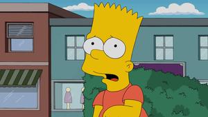 Bart Simpsons Looking Worried bart simpson wallpaper