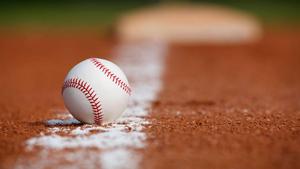 Baseball On The White Line baseball wallpaper