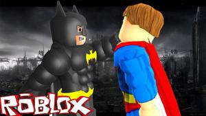 Batman and Superman in Roblox world roblox wallpaper