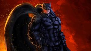Batman Armor With Explosion Picture batman wallpaper