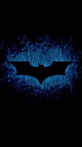 Batman Blue Glow Logo batman wallpaper