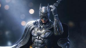 Batman Holding Batarang Picture batman wallpaper