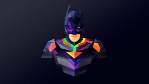 Batman in a Geometric Universe superhero wallpaper