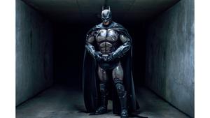 Batman In Dark Hallway 4K batman 4k wallpaper
