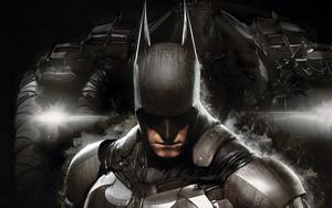 Batman With White Lights And Smoke Picture batman wallpaper
