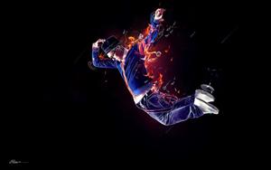 Battle with fire as you rap hip hop free fire wallpaper
