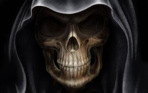 Be Bold and Brave skull wallpaper