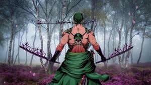"Be brave and take risks to uncover your own destiny!" - Zoro zoro wallpaper