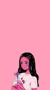 Be yourself, no matter what anyone else thinks." cute girly wallpaper