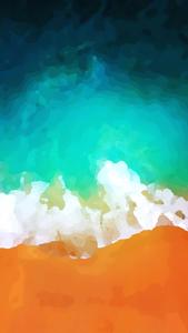 Beach Paint Art iPhone 11 Cover iphone 11 wallpaper