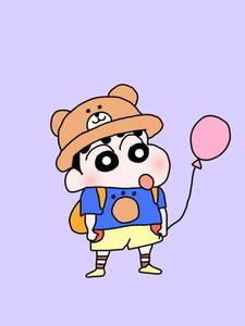 Bear Hat Cute Shinchan Aesthetic shinchan aesthetic wallpaper