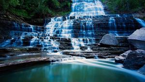 Beautiful Albion Falls Cascade Waterfall 1080p wallpaper