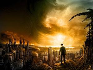 Beautiful Digital Artwork Of Alone Boy alone boy wallpaper