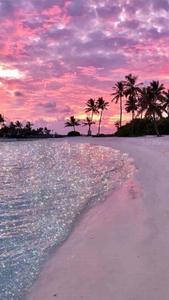 Beautiful Pastel Sunset Beach Picture beautiful wallpaper