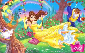 Beauty And The Beast Cartoon cartoon wallpaper