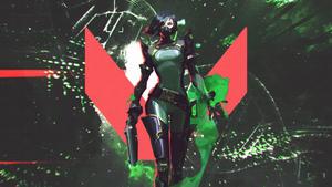 Become Unstoppable with the Toxic Power of Viper valorant wallpaper