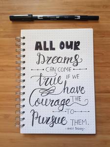 Believe in your dreams and they can become reality.  Wallpaper