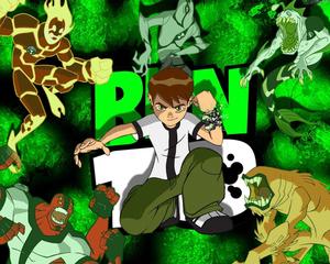 Ben 10 in Action: Transforming into an Alien Hero ben 10 wallpaper