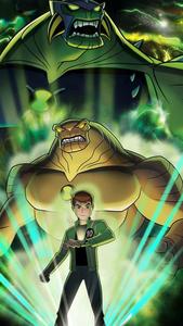 Ben 10 themed background featuring heroes and villains ben 10 wallpaper