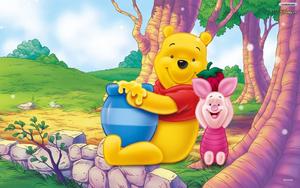 Best Friends - Winnie The Pooh and Piglet winnie the pooh wallpaper