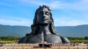 Bholenath HD Lord Shiva Bust Sculpture Wallpaper