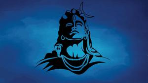 Bholenath HD Shiva Minimalist Design Wallpaper