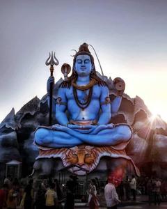 Bholenath HD Shiva Statue Galteshwar Temple Wallpaper