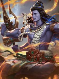 Bholenath HD Supreme Protector Shiva Smite Wallpaper