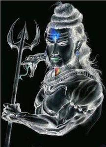 Bholenath In Chalk Art 3D bholenath 3d wallpaper
