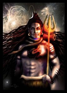 Bholenath In Colorful Art 3D bholenath 3d wallpaper