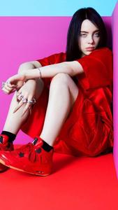Billie Eilish In Red iPhone11 iphone 11 wallpaper