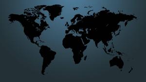 Black and Blue Minimalist World Map world map wallpaper