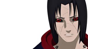 Black And Red Eyes Itachi Picture Wallpaper