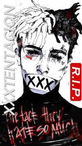 Black And White Digital Art Of Cool Xxxtentacion cool xxxtentacion wallpaper