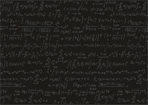 Black And White Math Board black wallpaper