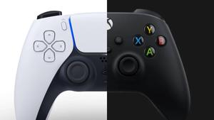 Black And White PS5 Controller ps5 wallpaper