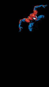 Black Background Spider Man Iphone spider man iphone wallpaper
