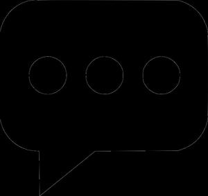 Black Chat Bubble Icon whatsapp chat wallpaper