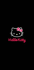 Black Hello Kitty Face Outline black hello kitty wallpaper