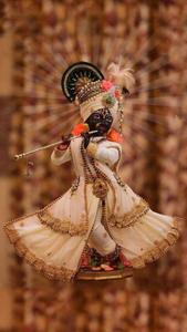 Black Krishna HD Portrait Wallpaper