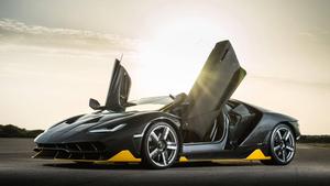 Black Lamborghini Centenario Doors Up lamborghini wallpaper
