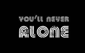 Black Motivation Alone Quote black motivation wallpaper
