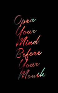 Black Motivation Mouth And Mind black motivation wallpaper