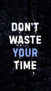 Black Motivation Time Quote black motivation wallpaper