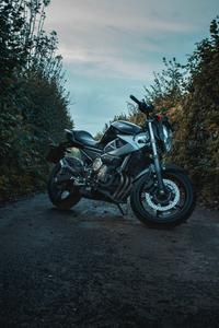 Black Motorcycle Close-up View motorcycle wallpaper