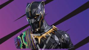 Black Panther In Mosaic Art black panther wallpaper