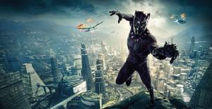 Black Panther Leads Wakanda into Battle black panther wallpaper