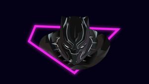 Black Panther Minimalistic Design black panther wallpaper