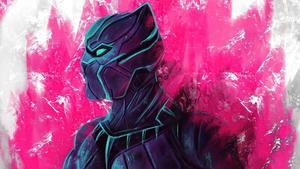 Black Panther Pink Fanart black panther wallpaper